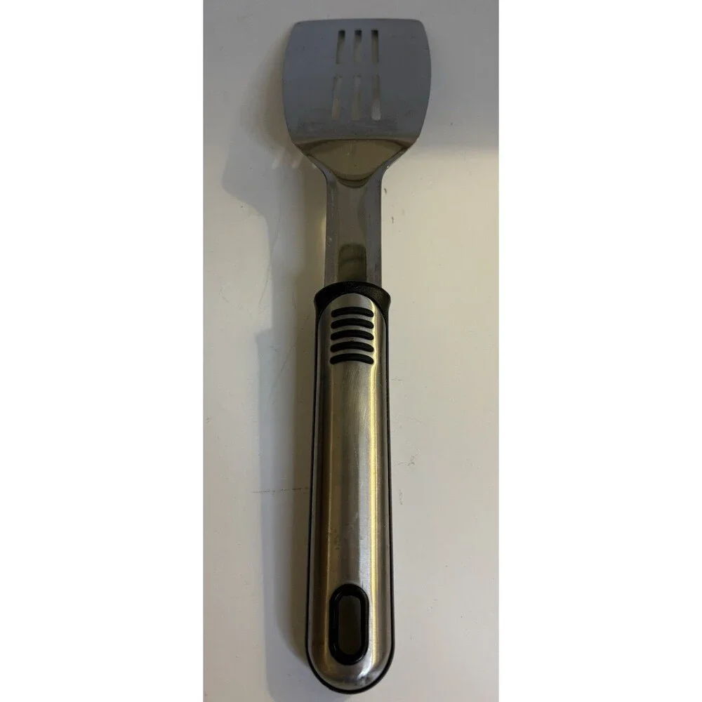 Stainless Steel Double Slotted Extra Long Spatula